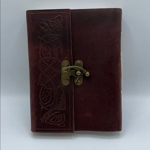Handmade leather journal